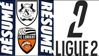 AMIENS SC 10 FC LORIENT Résumé  Ligue 2  20242025 [upl. by Eenhpad176]