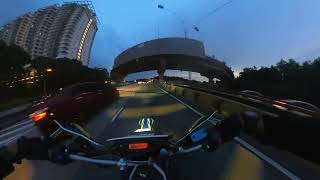 Husqvarna 701 Supermoto in Heavy traffic [upl. by Heddi]