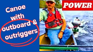 How To Install Motor And Outriggers On Your Canoe Simple DIY Guide [upl. by Kedezihclem]