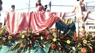 REINAS DE LAS FLORES DESFILAN POR LAS CALLES DE HUAUCHINANGO PUEBLA [upl. by Idnas]