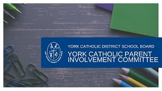 York Catholic Parent Involvement Committee Meeting [upl. by Nosde]