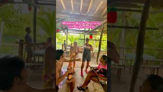 American Mom embracing the Filipino Culture🇵🇭 islandlife karaoke filipino Philippines travel [upl. by Atinaej]