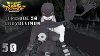 Digimon Adventure PSP  Walkthrough Episode 50  Angewomon vs LadyDevimon [upl. by Enylhsa]