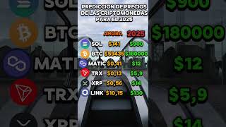 Predicciones de criptomonedas solana bitcoin trx [upl. by Elfreda786]