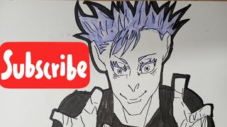 Easy Anime Drawing  How to draw Gojo Satoru Blue Barrage  Step by step  Jujutsu kaisen [upl. by Nitaj436]