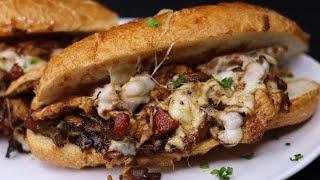 Quick And Easy Chicken Philly Cheesesteak How To Make Chicken Philly Cheesesteak [upl. by Kcirdet423]