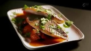 Experience Culinary Mastery with Gordon Ramsays Sea Bream with Tomato and Herb Salsa [upl. by Enawd]