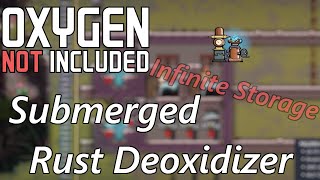 Submerged Rust Deoxidizer Design  Infinite Storage and Natural Separation  Oxygen Not Included [upl. by Einahpit526]