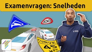 4 Auto theorieexamen vragen over Snelheid [upl. by Wester829]