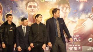 EDDIE HEARN GAVIN McDONNELL REY VARGAS LUKE CAMPBELL DAVE ALLEN TOMMY COYLE  PHOTO CALL [upl. by Divd]