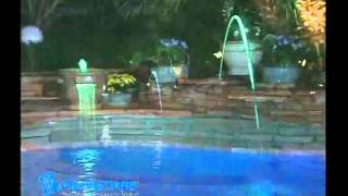 FIBERSTARS Lighting Examples for Pools amp Spas Bring Magic to Water [upl. by David]