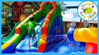 BLAST ZONE HYDRO RUSH Fun Family Outdoors Pretend Play with WATER [upl. by Demah]