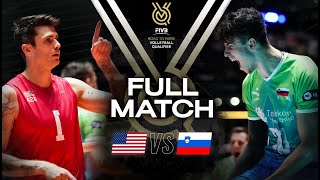 🇺🇸 USA vs 🇸🇮 SLO  Paris 2024 Olympic Qualification Tournament  Full Match  Volleyball [upl. by Althea]