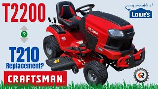 Craftsman T2200 42quot Riding Mower  Features and Components Does this Replace the T210 [upl. by Victoir254]