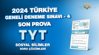 Bilgi Sarmal  Türkiye Geneli 4 Deneme Sınavı TYT Sosyal Bilimler Soru Çözümleri [upl. by Jozef286]