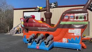 Pirate Ship Bounce House Walkaround [upl. by Assil]