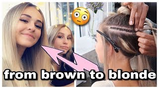 BLOND  EXTENSIONS   Friseur VLOG Einfach Marci [upl. by Hanover]