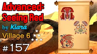 MHGU Chapter 157 Village 6 ★ ADVANCED SEEING RED Hunt Mission VolvidonDaimyoampRathalo Gameplay [upl. by Aiclid]