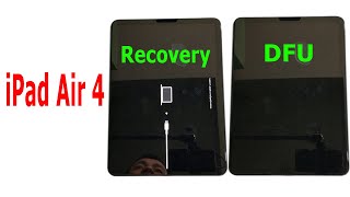 How to enter RECOVERY mode and DFU mode on iPad Air 4 [upl. by Maggs7]