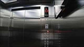 Scrolling Generic Passenger amp Freight Elevator Lift at Graha Anabatic Serpong [upl. by Novelc]