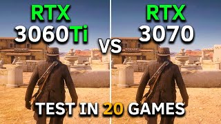 RTX 3060 Ti vs RTX 3070  Test In 20 Games at 1080p  2024 [upl. by Gnouc]