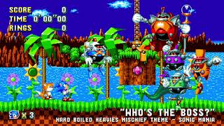 quotWhos the Bossquot HardBoiled Heavies Mischief Theme  Sonic Mania 16Bit Remix [upl. by Seiter95]