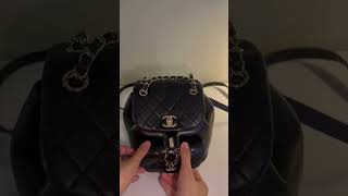 Chanel Mini Duma Backpack What fits inside [upl. by Silado]