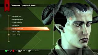 Dragon Age Inquisition  Female Qunari character creation [upl. by Inimod236]