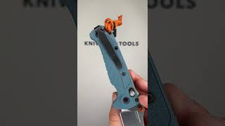 Benchmade Mini Adira 18065 CPM MagnaCut Depth Blue Grivory pocket knife [upl. by Joel197]