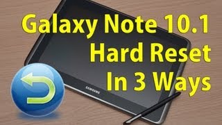 Galaxy Note 101  Hard Factory Reset 3 Ways [upl. by Damal]