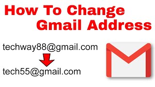 How To Change Gmail Address  Change Email  How To Change Email id and Username [upl. by Acnayb760]