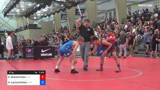 2018 UWW Cadet And U23 NationalsUWW Cadet Freestyle 51 Round Of 16  Greg Diakomihalis FLWC Vs [upl. by Ingeborg]