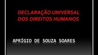 Declaração Universal dos Direitos Humanos 3 Exercícios Comentados [upl. by Shara962]