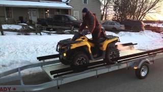 STEADY Pontoon Boat Trailer with Utility Deck option  SG2720Pud [upl. by Lanette]