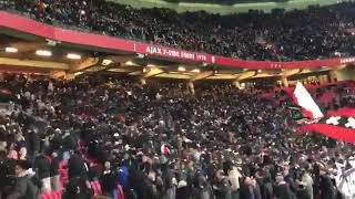 Prachtige beelden Ajax supporters bij de wedstrijd tegen Go Ahead Eagles 31102018 [upl. by Loleta]