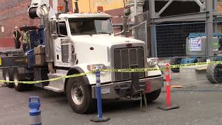 PETERBILT wMANITEX Stiff Boom RUSSELS CRANE amp CARTAGE LTD Victoria BC July 24 2024 [upl. by Nibuz992]