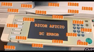 RICOH AFICIO  SC Error  SC Reset [upl. by Guildroy742]