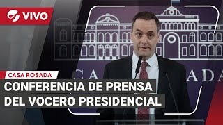 EN VIVO  ANUNCIO DE RECORTE DE PRIVILEGIOS DEL VOCERO PRESIDENCIAL [upl. by Nylaj798]