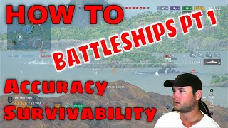 How To  Battleships  Survivability amp Accuracy Build  WOWSL [upl. by Mehala]