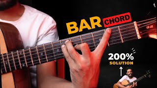 How To Play BAR Chords Easily   No Problem  TRICK [upl. by Pellegrini614]