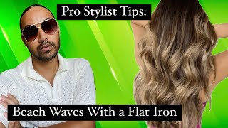 How to do Beach Waves with a Flat Iron [upl. by Sella]