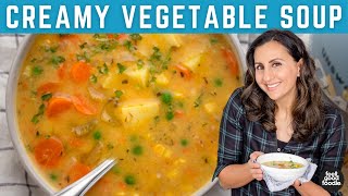 Creamy Vegetable Soup  Vegan amp DairyFree [upl. by Torbart]