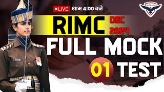 RIMC Full Mock Test  1  RIMC Online Coaching  RIMC PYQ 2024  RIMC Dec 2024 [upl. by Barker]