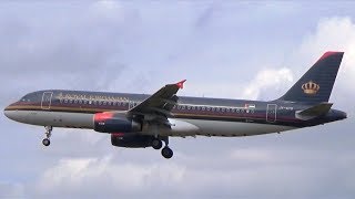 Royal Jordanian A320232  Landing Frankfurt Airport  JYAYS [upl. by Standing]