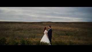 Portraits on the moors  14th century castle ruins wedding  KampD  Danby Castle wedding film  HTF [upl. by Ashia]