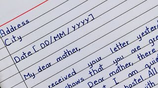 How to write a letter to your mother about your hostel lifeLetter to your mother about hostel life [upl. by Eiramlirpa]