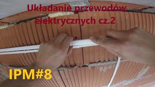 INSTALACJA PO MOJEMU 8 Układanie przewodów elektrycznych cz2 Rozwijak do kabli własnej produkcji [upl. by Rotce]