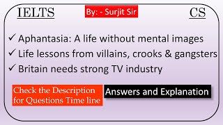 Aphantasia  Life lessons from villains crooks and gangsters  Britain needs strong TV industry [upl. by Mosier]