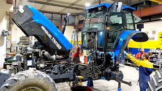 REVISIONE COMPLETA CAMBIO TM165 NEW HOLLAND [upl. by Ylremik]