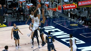 Jaxson Hayes POSTERIZES PJ Dozier  PelicansNuggets Highlights [upl. by Nnylg]